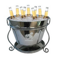Stainless Steel Tabletop Bucket w/ Stand